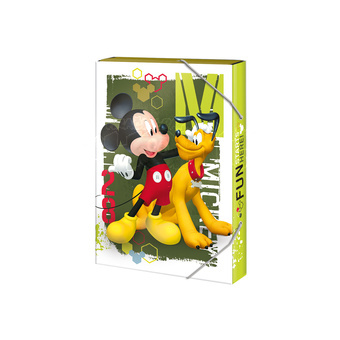 Argus Školní Box na sešity s klopou Mickey Mouse 3D A5