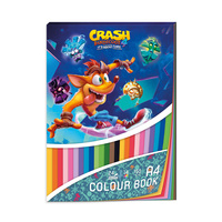 Argus Blok tvrdých barevných papírů 24ks Crash Bandicoot Boy A4