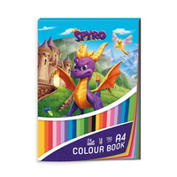 Argus Blok barevných papírů Spyro 24ks 14 barev A4