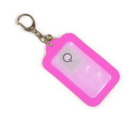 LED reflexní přívěsek - růžový