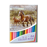 Blok barevných papírů A4 Wild Horses