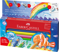 Faber Castell Pastelky Jumbo GRIP Mořský svět v dárkové krabičce