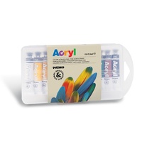 Primo Akrylové barvy 12ks 7,5ml v plastové krabičce