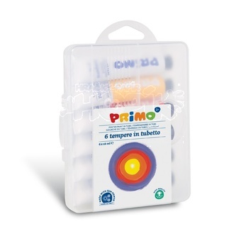 Primo Temperové barvy 6 x 18ml v plastovém boxu