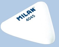 Pryž Guma Milan 4045 trojúhelník bílá