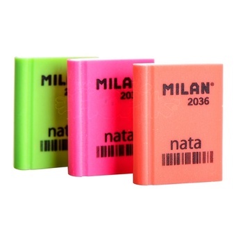 Pryž Guma Milan 2036 knížka mix barev