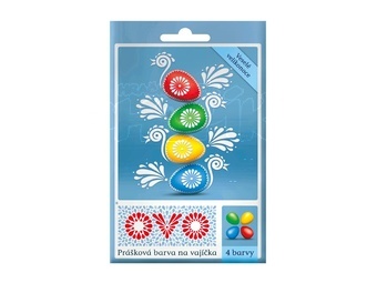 Ovo Velikonoční Barvy na vajíčka 4 barvy