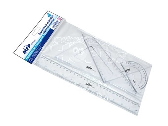 MFP Rýsovací set 4kusy čirý