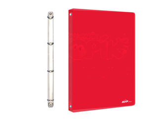 MFP Pořadač 4 -kroužkový červený A4