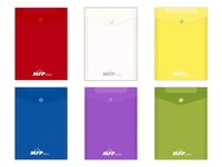 MFP Plastová obálka složka s drukem různé barvy A6