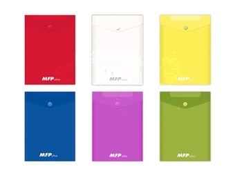 MFP Plastová obálka složka s drukem různé barvy A7