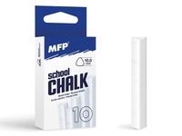 Křída M bílá troj.10ks v krab.neprášivá