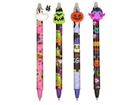 Kuličkové pero gumovací Halloween 0,5mm modré