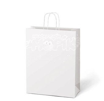 Taška MFP dárková T10 kraft 310x450x140 bílá