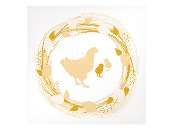 Ubrousek P 33x33 velikonoce MES200754