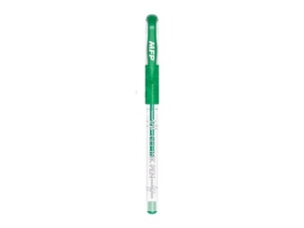 Gelové pero kus GS1038 - green, zelená