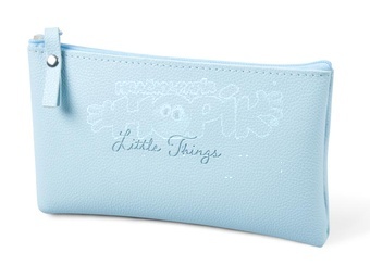 Gifty - Penál etue plochá Little things light blue 21x8cm