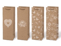 Taška MFP dárková T12 KRAFT mix č.77 125x365x90