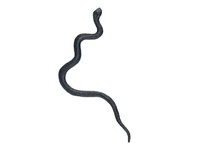 Had plast 18cm 12ks černý