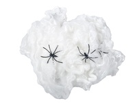 Pavučina svítící s pavouky 28g