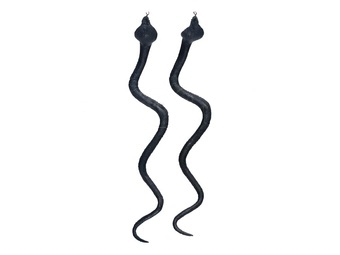 Had černý 34cm 2ks