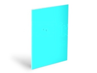 Obal na sešity A4 NEON blue, 180mic