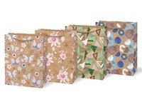 Taška MFP dárková M KRAFT mix č. 7 190x250x90