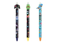 Kuličkové pero gumovací Teen-boy různé druhy 0,5 modré
