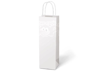 Taška MFP dárková T12 kraft 120x360x90 bílá