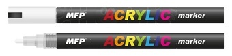 Akrylový popisovač MFP 4mm - bílý