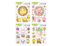 Okenní fólie velikonoční VE012 21x30cm s glitrem