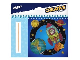 Škrabací obrázek blok 15x15cm 8l MAGIC boys