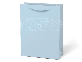 Taška MFP dárková T 4 kraft 180x230x100 modrá světlá