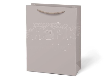 Taška MFP dárková T 4 kraft 180x230x100 šedá