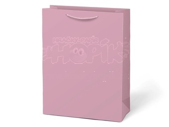 Taška MFP dárková T 5 kraft 260x320x100 fialová