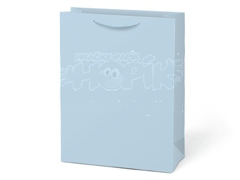 Taška MFP dárková T 5 kraft 260x320x100 modrá světlá