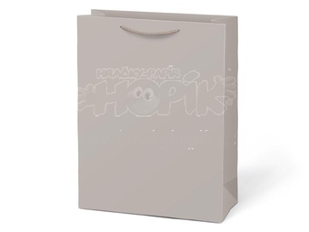 Taška MFP dárková T 5 kraft 260x320x100 šedá