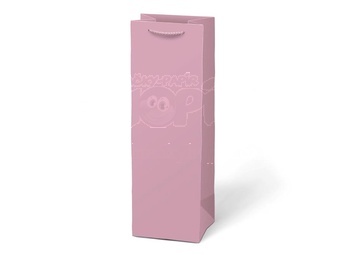 Taška MFP dárková T12 kraft 120x360x90 fialová