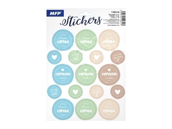 Samolepky na domácí výrobu 16,2x23cm