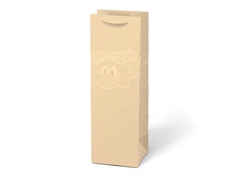 Taška MFP dárková T12 kraft 120x360x90 béžová