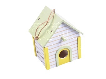 Ptačí budka dřevo 14x12x16,5cm