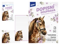 +Dopisní papír barevný LUX 5+10 (Kůň)