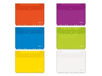 MFP Plastová obálka složka s drukem závěsná různé barvy A4