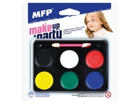 MFP Barvy na obličej se štětečkem 6 barev