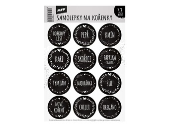 Samolepky na kořenky MFP 15,4x22,5cm koření