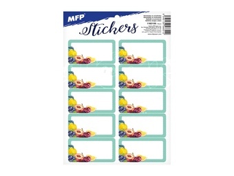 Samolepky na zavařeniny 16,2x23cm