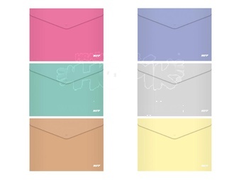 Složka M druk A5 PP pastel mix