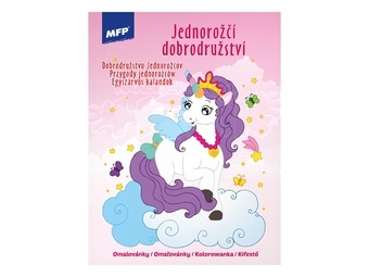 Omalovánky MFP A4 Jednorožčí dobrodružství 210x276mm/32
