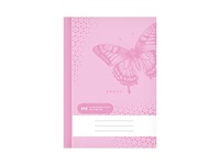 Sešit 512 BASE MFP Růžový Motýl Pomocná linka