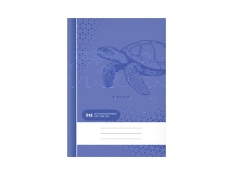 Sešit 512 BASE MFP Modrý Želva Pomocná linka